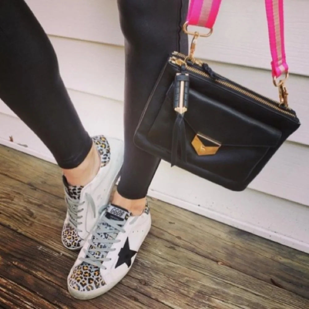 Stella & Dot | Retired Ultra Luxurious Covet Black Leather Crossbody Pur… - Picture 14 of 15
